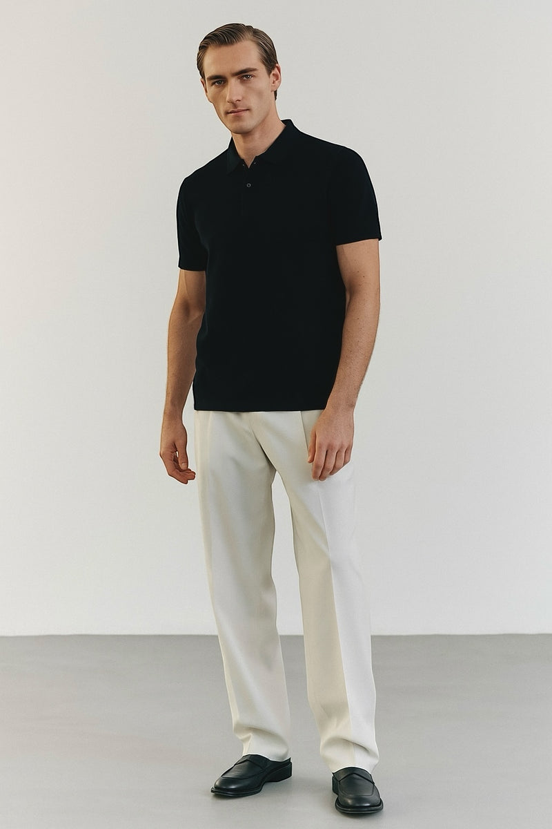 Piqué Coal Polo Shirt