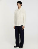 Long Sleeve Off White Overshirt