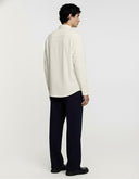 Long Sleeve Off White Overshirt