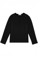 Placket Longsleeve Black