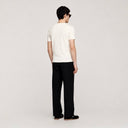 Short Sleeve Henley White