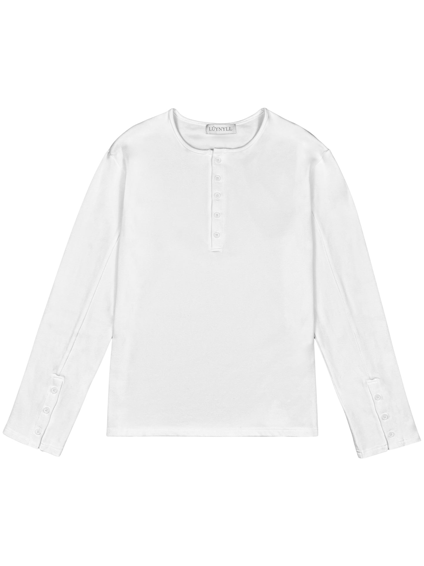 Placket Longsleeve White
