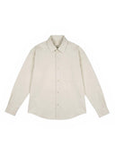 Casual Chic Overshirt Stone White