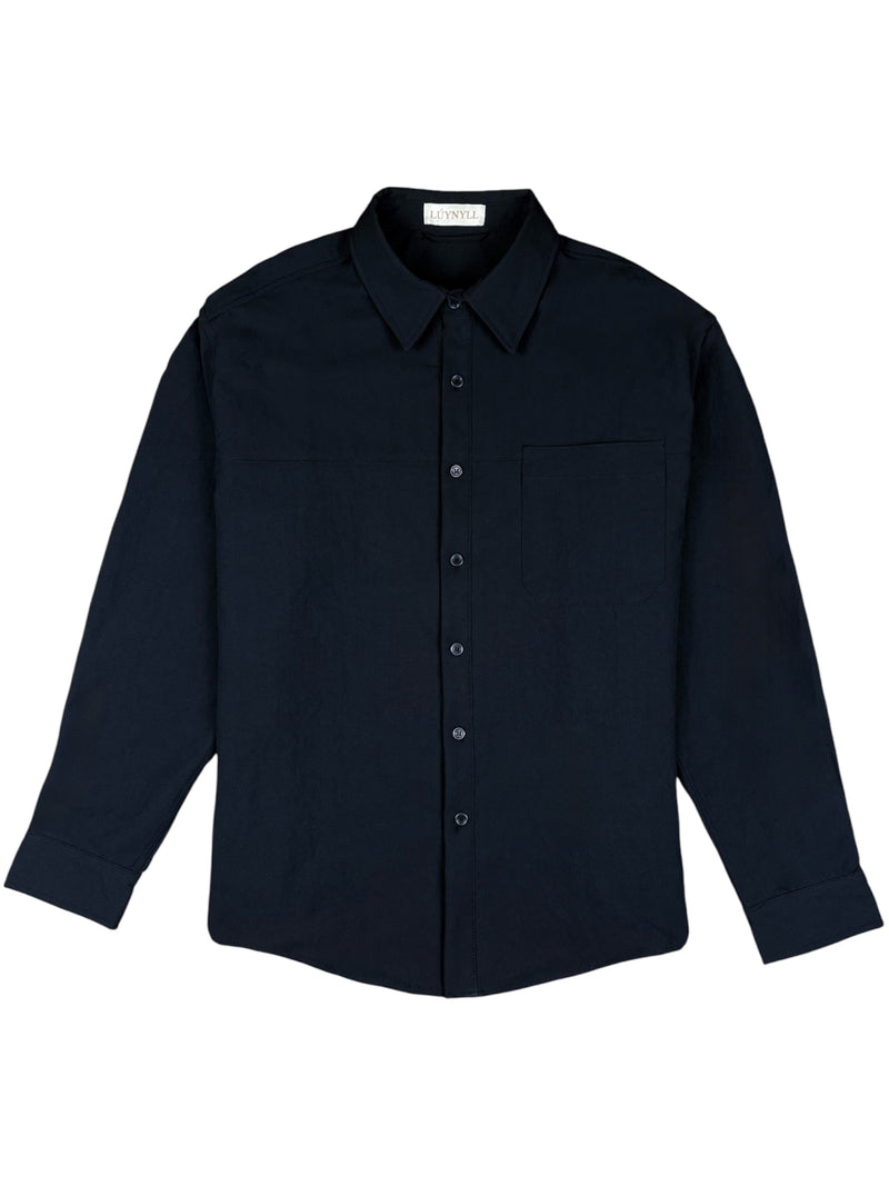 Obsidian Draped  OverShirt