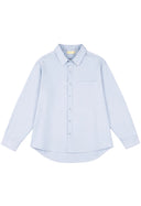 Structured Powder Bleu Overshirt