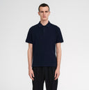 Piqué Polo Shirt Marina Bleu