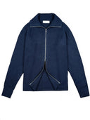 Zip-Up Cardigan Midnight Bleu