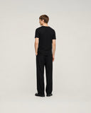 Short Sleeve Henley Black